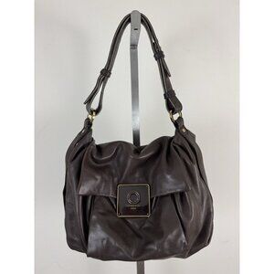 SEQUOIA Paris Large Supple Brown Leather Shoulder Bag